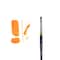 Golden Taklon Short Handle Chisel Blender Brush by Artist's Loft™ Vienna